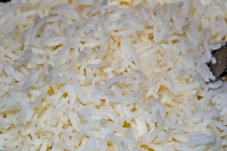 fluffy basmati rice