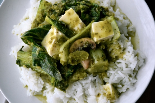 Vegan Thai green curry